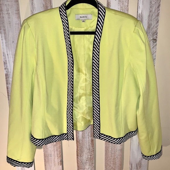 Kate & Rosy Jackets & Blazers - Kate & Rosy Neon Yellow/Green Blazer
